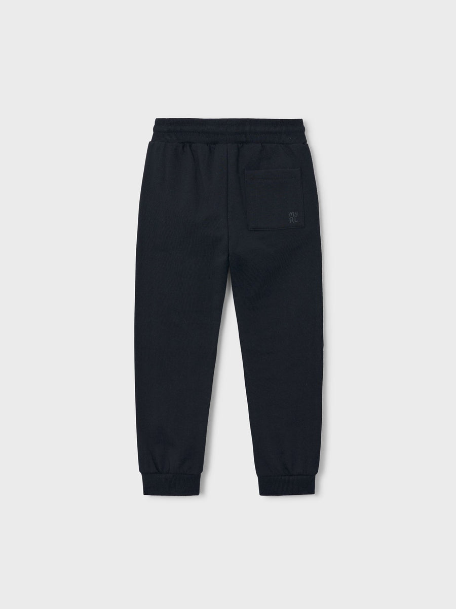 Calça felpa básica punhos Preto (Preto)  para Menino - Mayoral