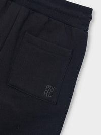 Calça felpa básica punhos Preto (Preto)  para Menino - Mayoral