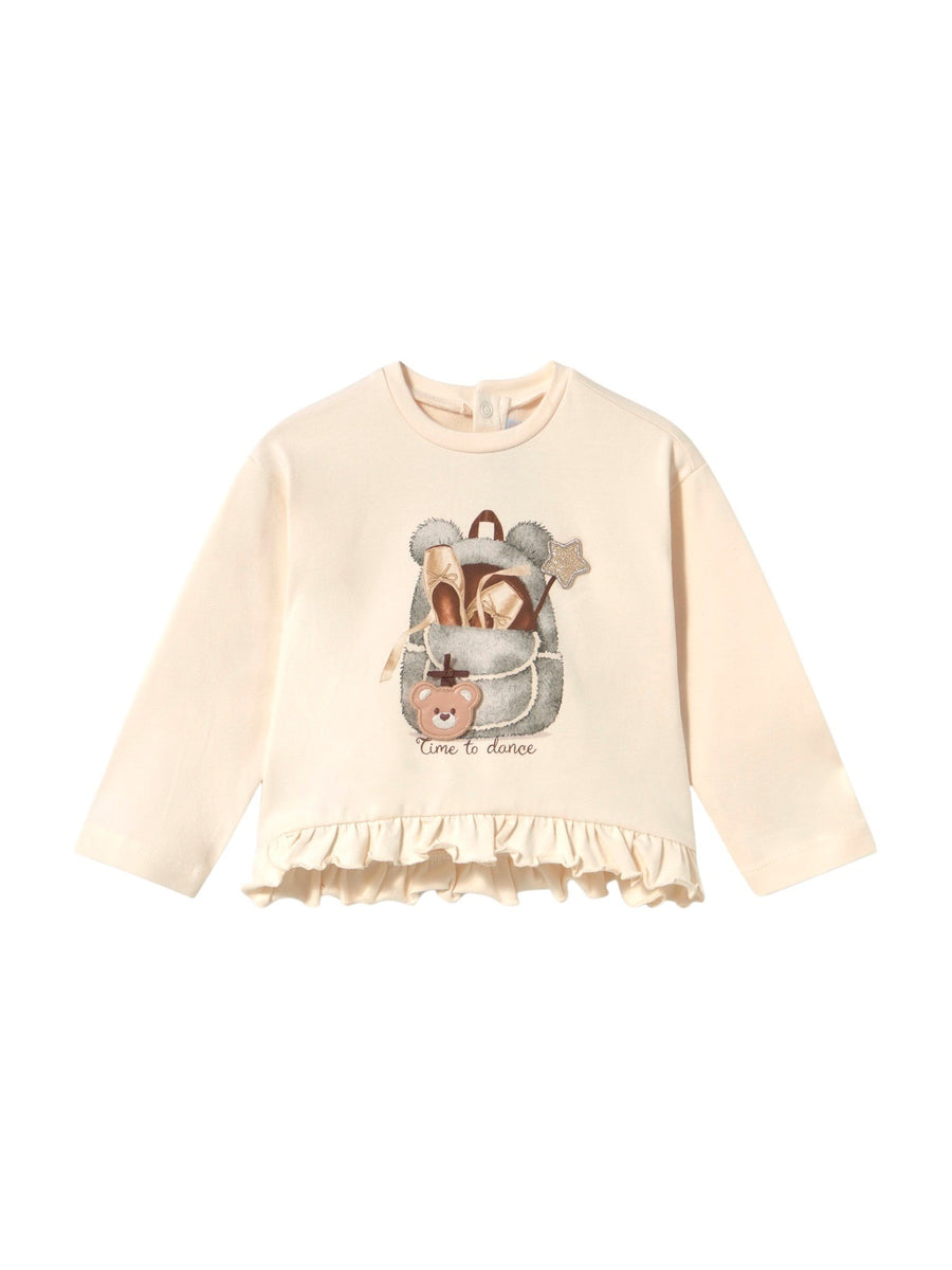 Camisola play Soja (Creme / Pérola)  para Bebé Menina - Mayoral