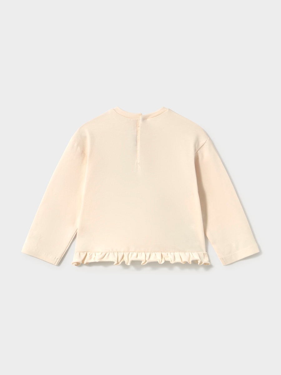 Camisola play Soja (Creme / Pérola)  para Bebé Menina - Mayoral