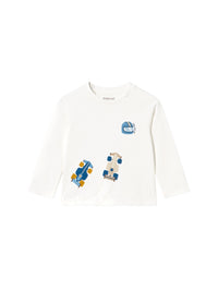 Camisola racing Nata (Creme / Pérola)  para Bebé Menino - Mayoral