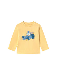 Camisola motor play Milho (Amarelo Pálido)  para Bebé Menino - Mayoral