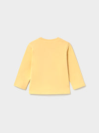 Camisola motor play Milho (Amarelo Pálido)  para Bebé Menino - Mayoral