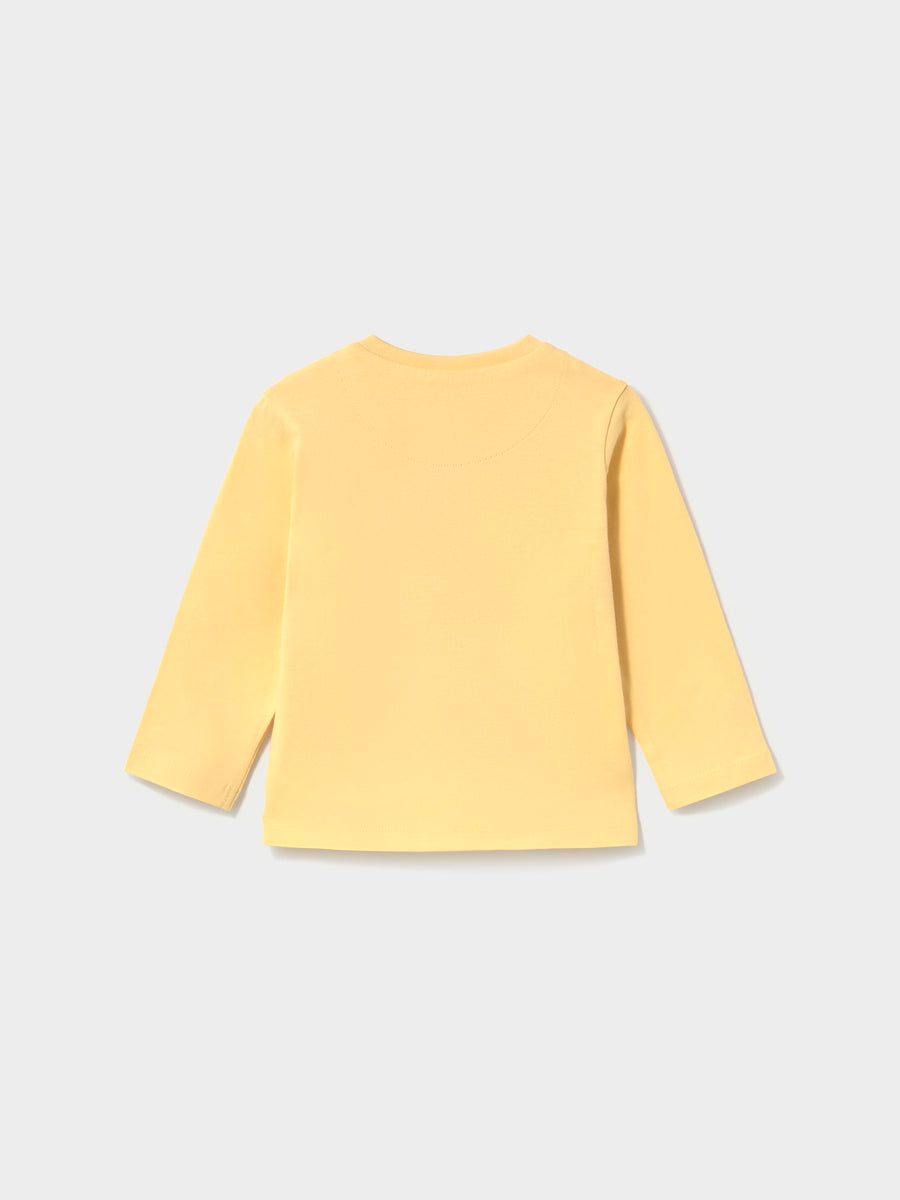 Camisola motor play Milho (Amarelo Pálido)  para Bebé Menino - Mayoral