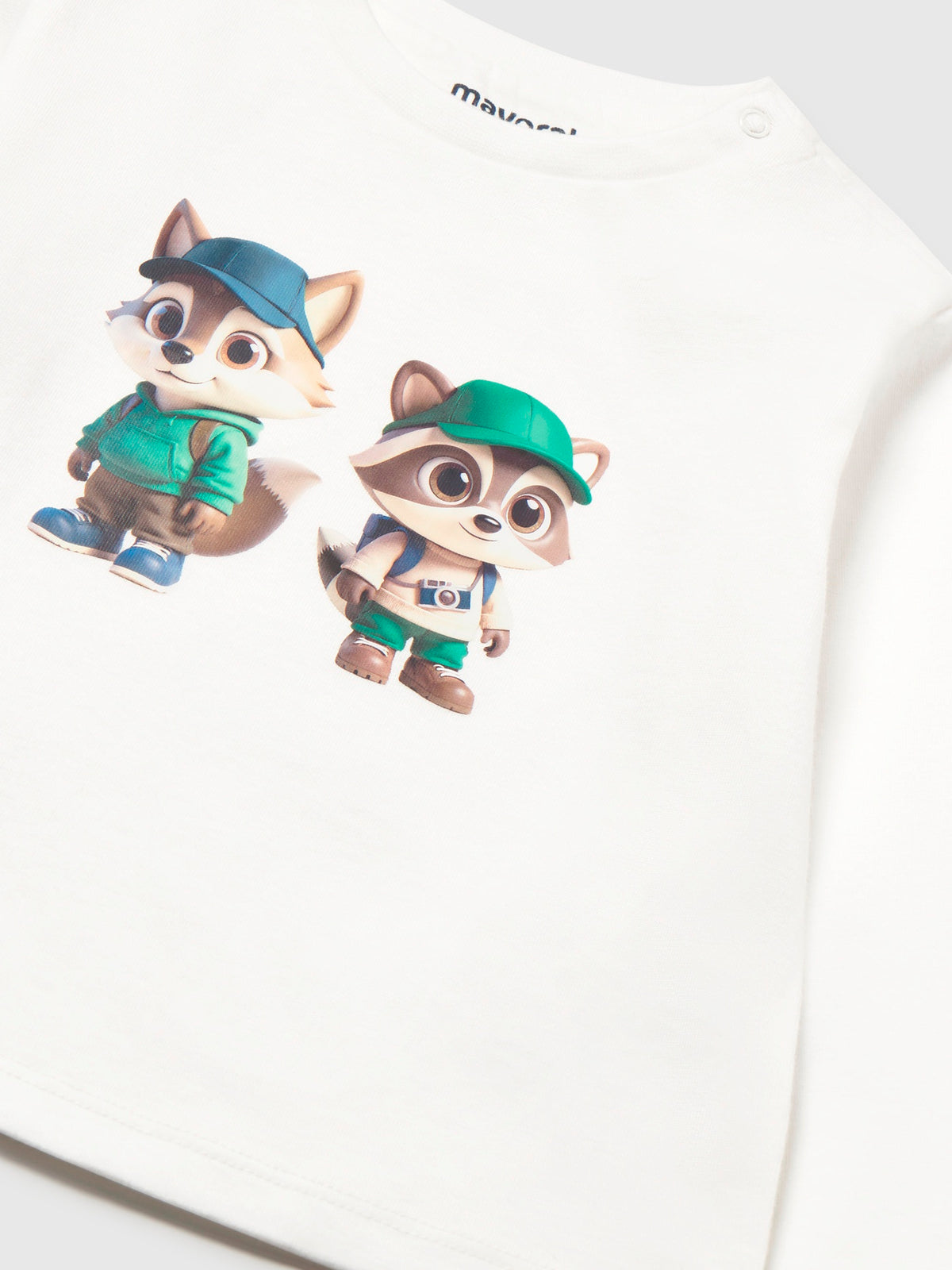Camisola amigos Nata (Creme / Pérola)  para Bebé Menino - Mayoral
