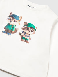 Camisola amigos Nata (Creme / Pérola)  para Bebé Menino - Mayoral