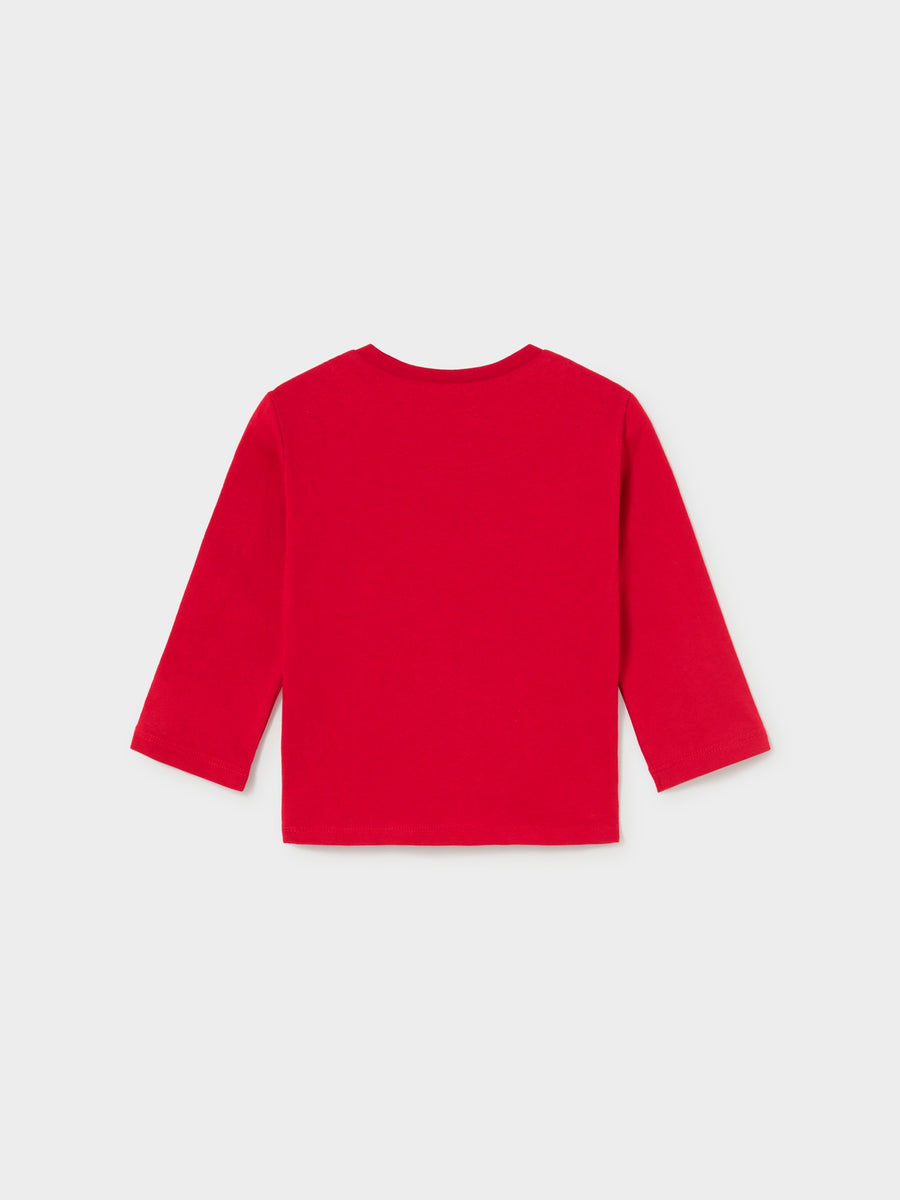 Camiseta m/comp. bordada Vermelho (Vermelho)  para Bebé Menino - Mayoral