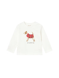 Camisola aplicação play Nata (Creme / Pérola)  para Bebé Menino - Mayoral