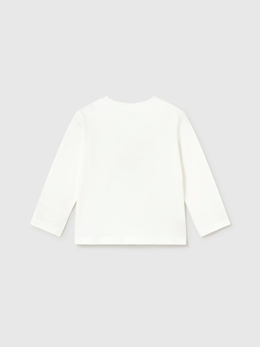 Camisola aplicação play Nata (Creme / Pérola)  para Bebé Menino - Mayoral