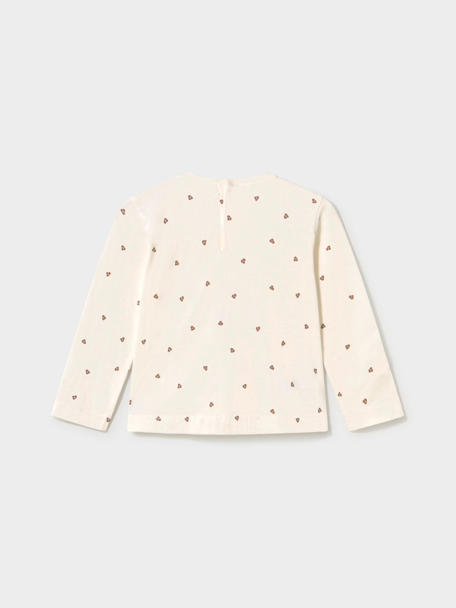 Camiseta estampada Crú (Creme / Pérola)  para Bebé Menina - Mayoral