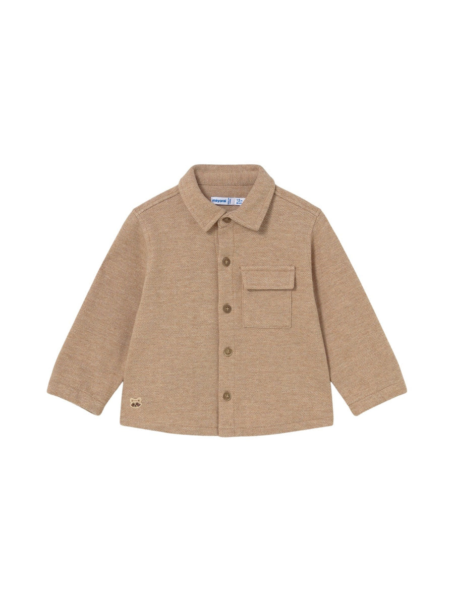 Sobrecamisa ponto comfort Trufa (Castanho Claro)  para Bebé Menino - Mayoral