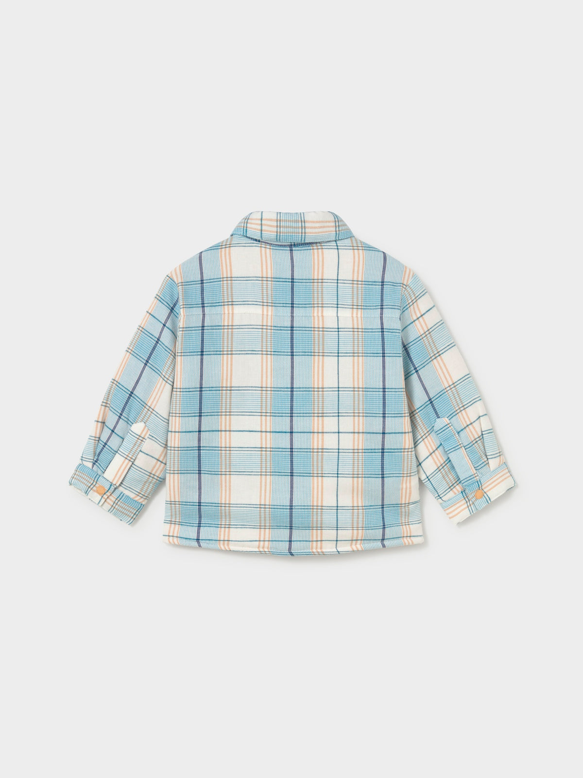 Sobrecamisa xadrez forrada Alaska (Celeste)  para Bebé Menino - Mayoral