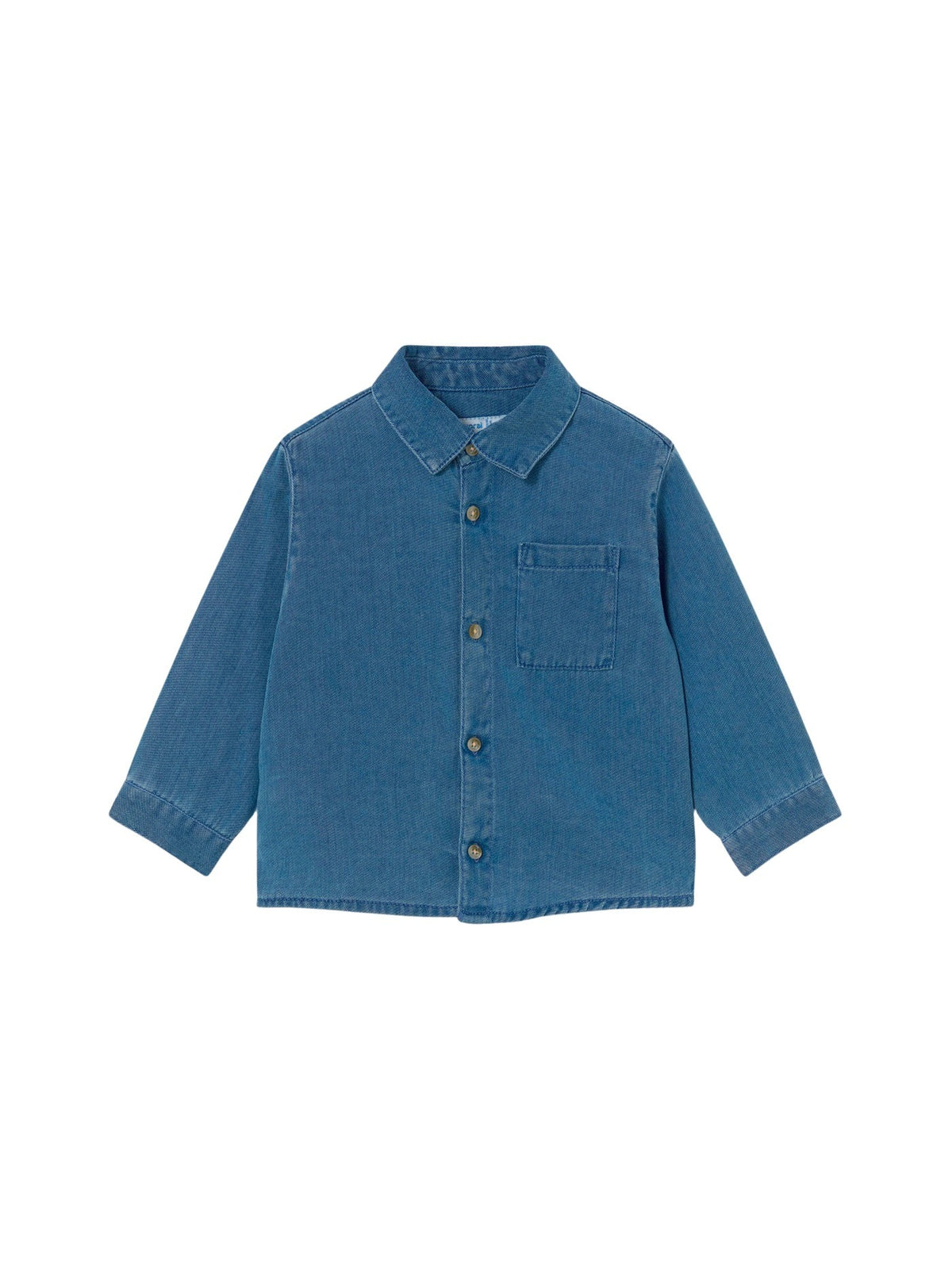 Camisa m/comp. denim Base (Ganga)  para Bebé Menino - Mayoral