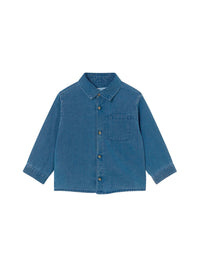 Camisa m/comp. denim Base (Ganga)  para Bebé Menino - Mayoral