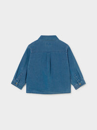 Camisa m/comp. denim Base (Ganga)  para Bebé Menino - Mayoral