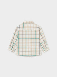Camisa m/comp.xadrez Acacia (Verde)  para Bebé Menino - Mayoral