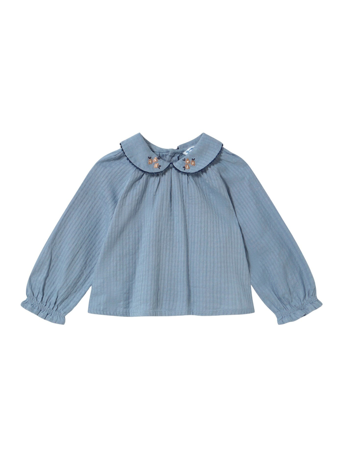 Blusa textura Light blue (Azul Céu)  para Bebé Menina - Mayoral