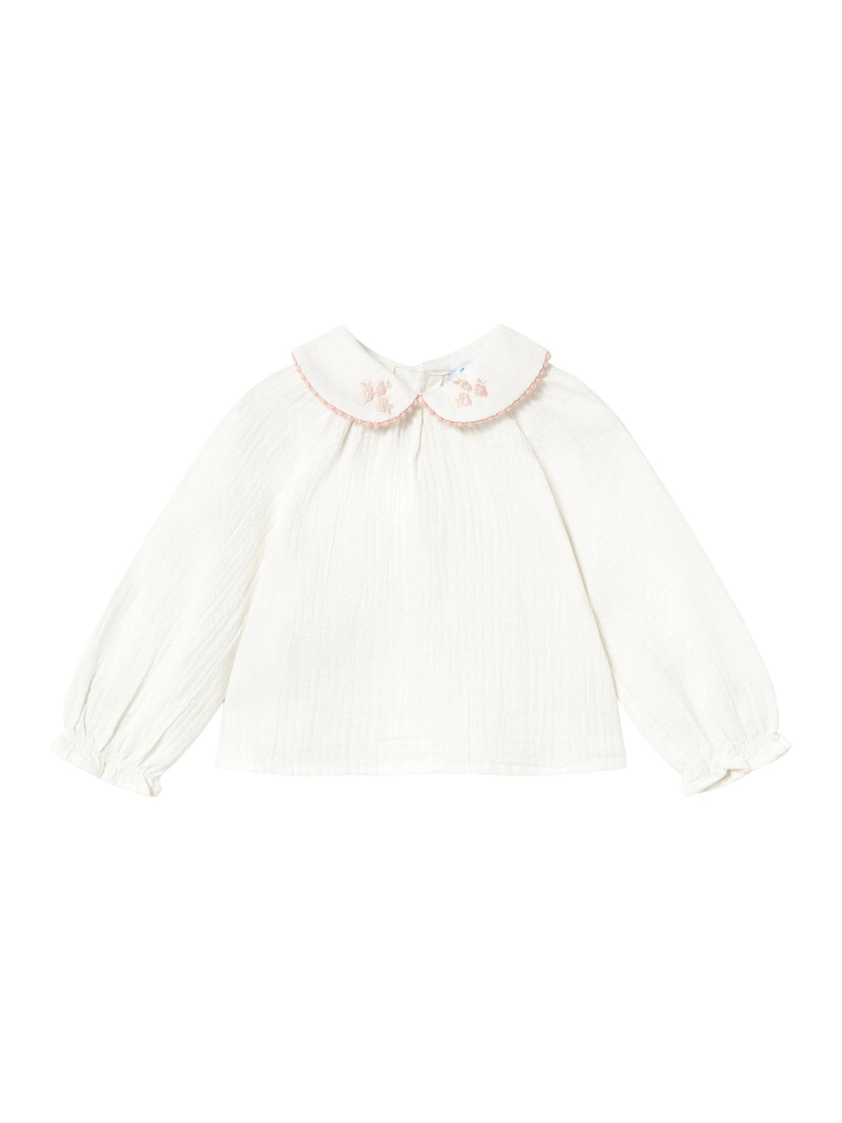 Blusa textura Crú-petisu (Creme / Pérola)  para Bebé Menina - Mayoral