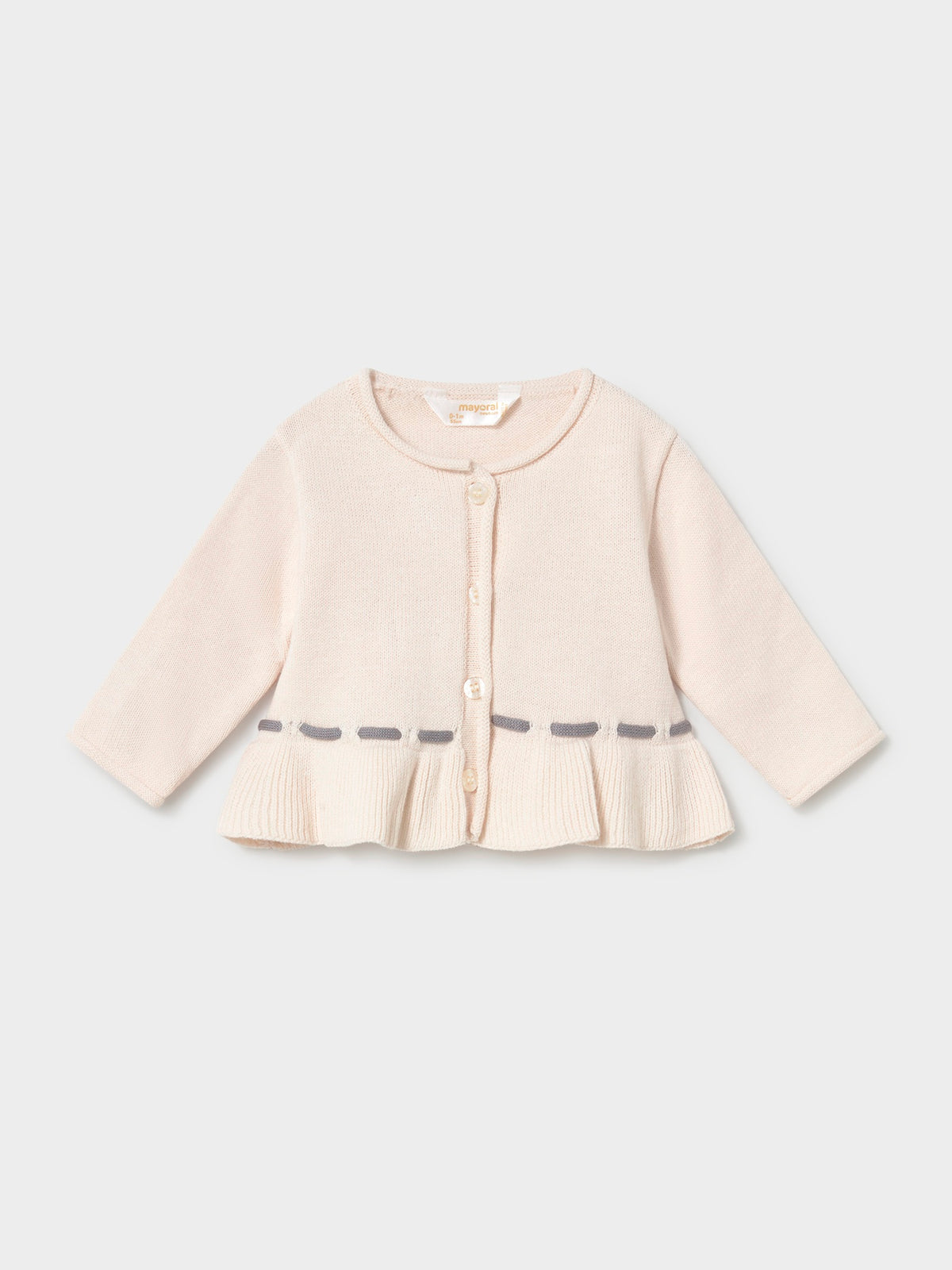 Conj. short Cerámica (Creme / Pérola)  para Bebé Menina - Mayoral