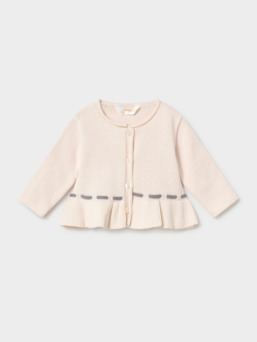Conj. short Cerámica (Creme / Pérola)  para Bebé Menina - Mayoral