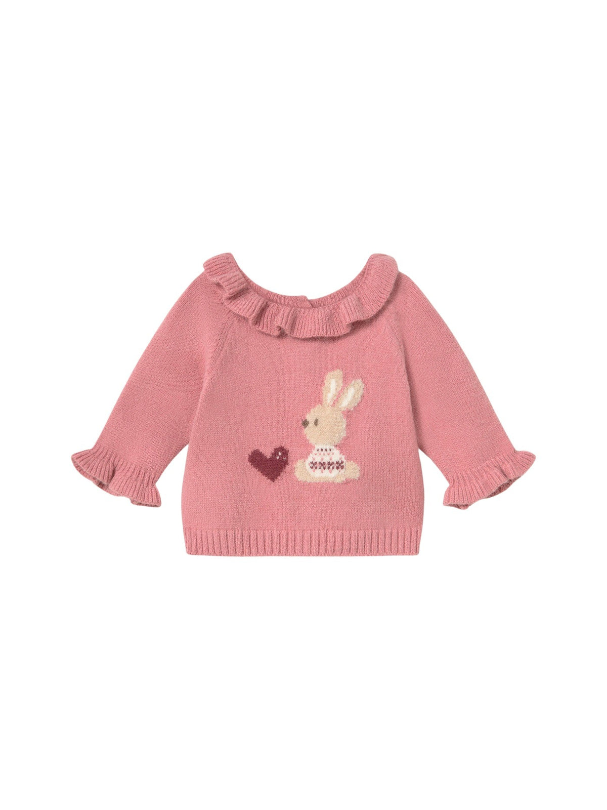 Camisola de malha greca Cipria (Rosa)  para Bebé Menina - Mayoral