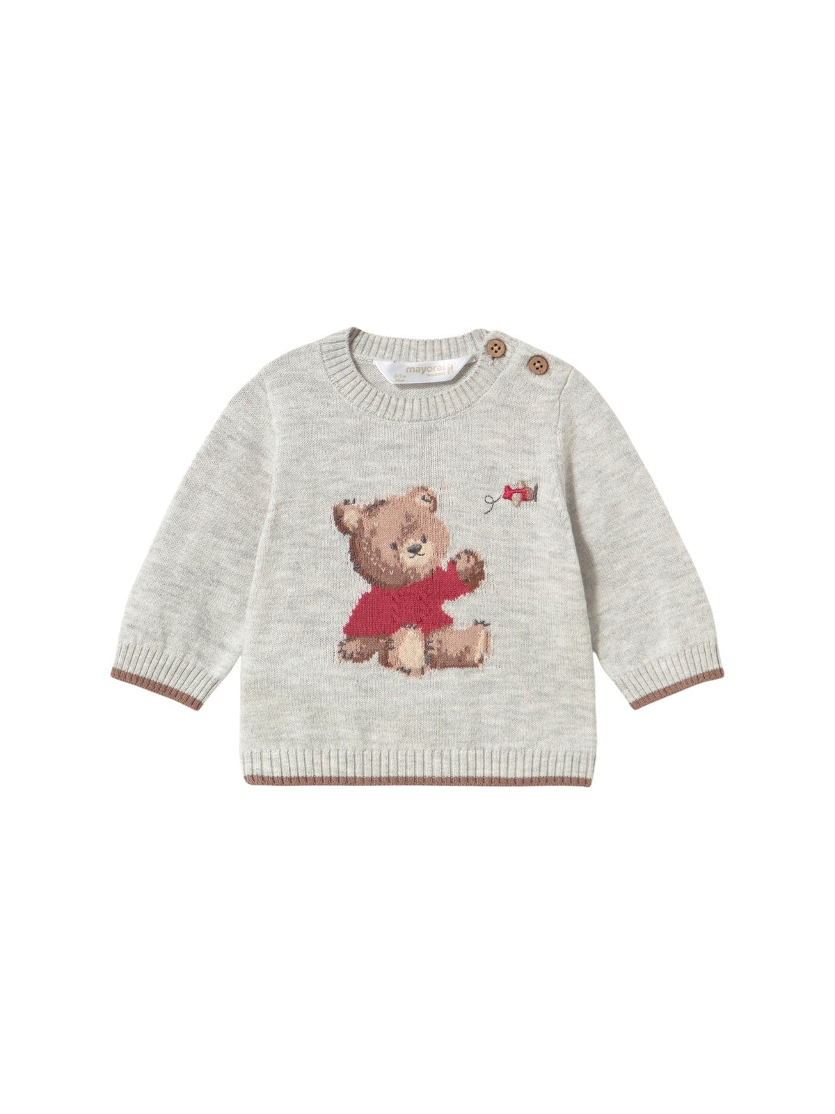 Jersey tricot Cinza vig (Cinza)  para Bebé Menino - Mayoral