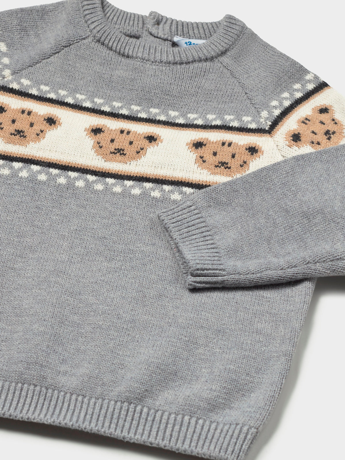 Jersey jacquard Nebola vig (Cinza)  para Bebé Menino - Mayoral