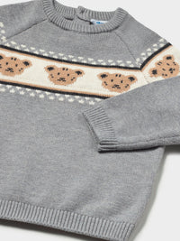 Jersey jacquard Nebola vig (Cinza)  para Bebé Menino - Mayoral