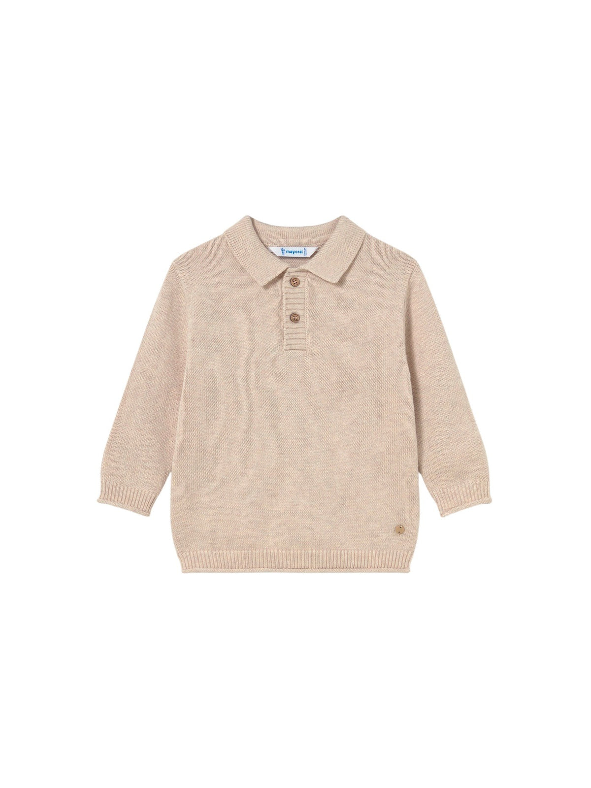 Jersey polo Cereal vig (Bege)  para Bebé Menino - Mayoral