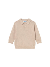 Jersey polo Cereal vig (Bege)  para Bebé Menino - Mayoral