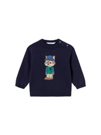 Jersey intarsia Azul (Marinho)  para Bebé Menino - Mayoral
