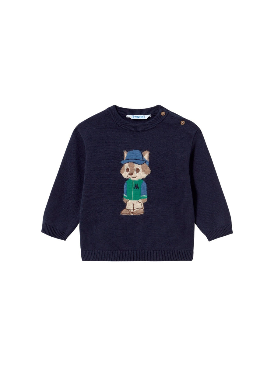 Jersey intarsia Azul (Marinho)  para Bebé Menino - Mayoral