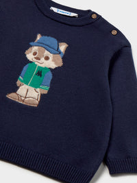 Jersey intarsia Azul (Marinho)  para Bebé Menino - Mayoral