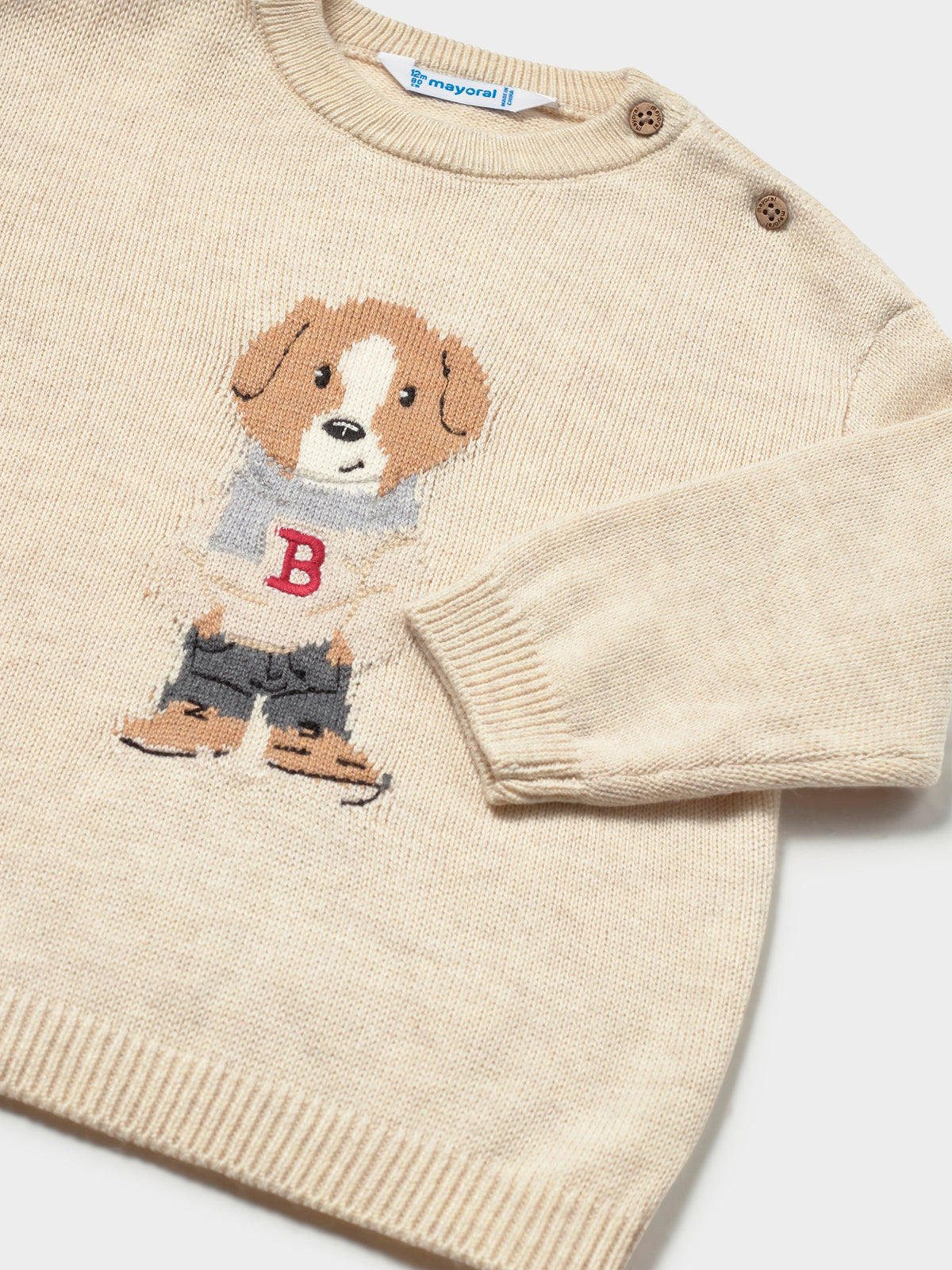 Jersey intarsia Pedra vig (Bege)  para Bebé Menino - Mayoral