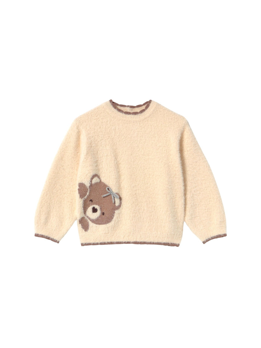 Jersey pelo Soja (Creme / Pérola)  para Bebé Menina - Mayoral