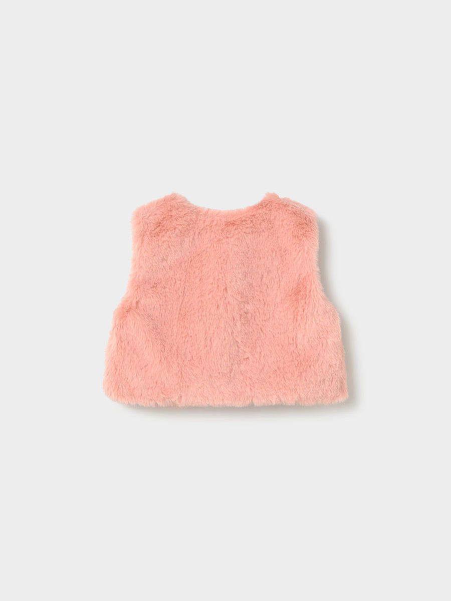 Colete pêlo Petisui (Rosa Bébé)  para Bebé Menina - Mayoral