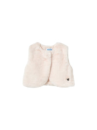 Colete pêlo Soja (Creme / Pérola)  para Bebé Menina - Mayoral