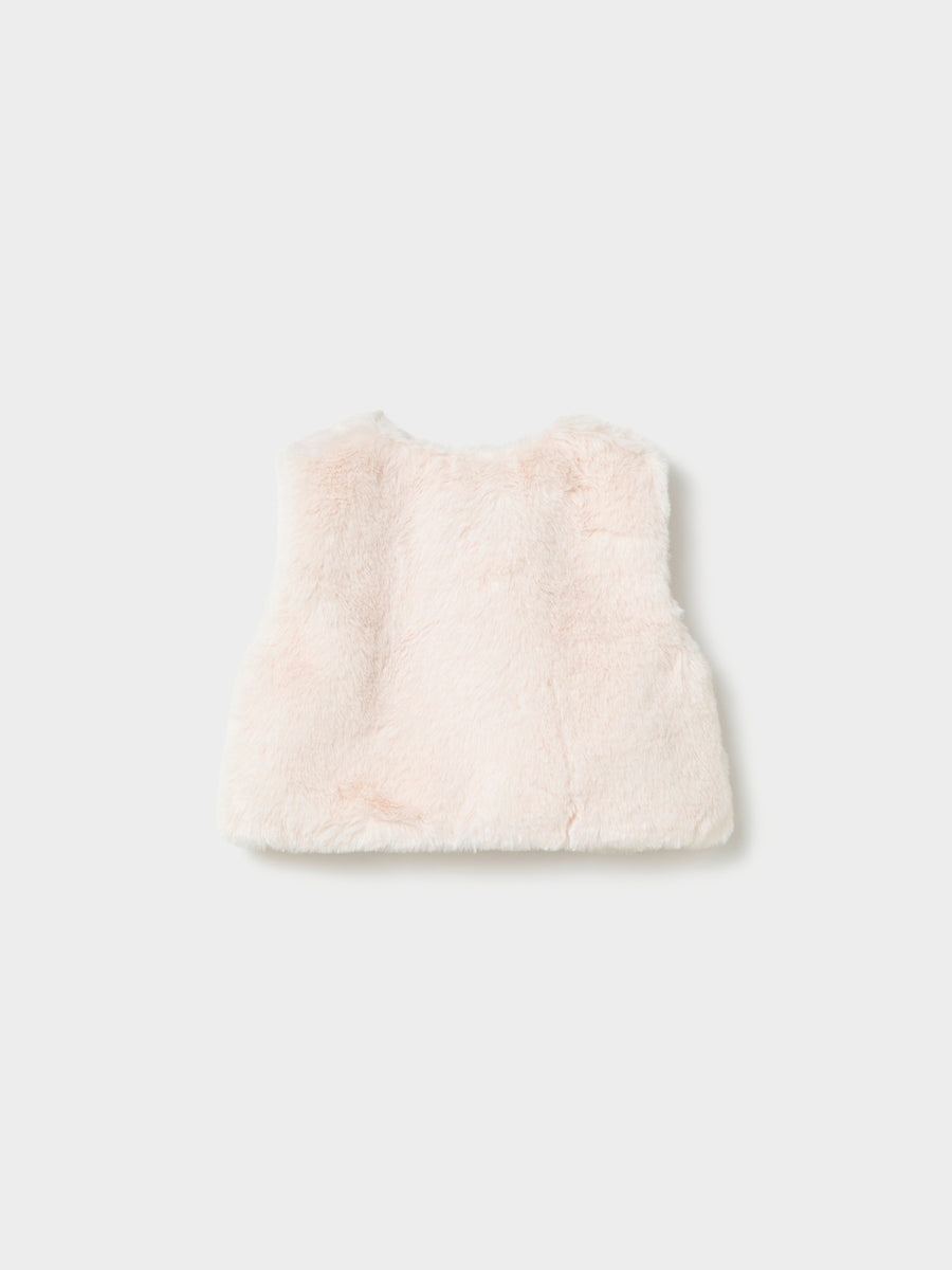 Colete pêlo Soja (Creme / Pérola)  para Bebé Menina - Mayoral