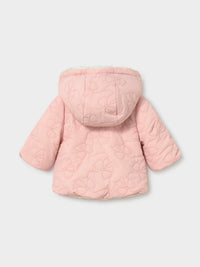 Blusão reversivel Nude (Rosa Bébé)  para Bebé Menina - Mayoral