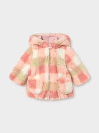 Blusão reversivel Nude (Rosa Bébé)  para Bebé Menina - Mayoral