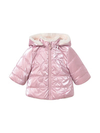 Blusão reversivel Rosa malva (Lilás)  para Bebé Menina - Mayoral