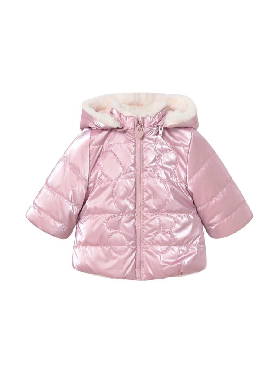 Blusão reversivel Rosa malva (Lilás)  para Bebé Menina - Mayoral