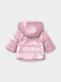 Blusão reversivel Rosa malva (Lilás)  para Bebé Menina - Mayoral