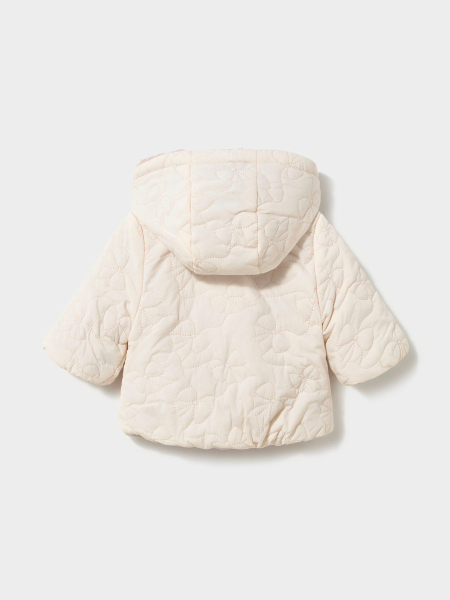 Blusão reversivel Cerámica (Creme / Pérola)  para Bebé Menina - Mayoral
