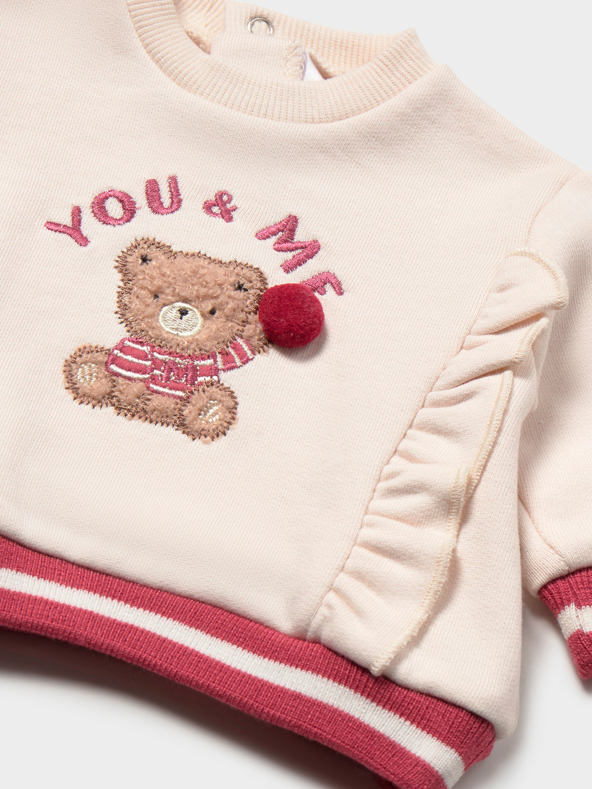 Sweat-shirt Cerámica (Creme / Pérola)  para Bebé Menina - Mayoral