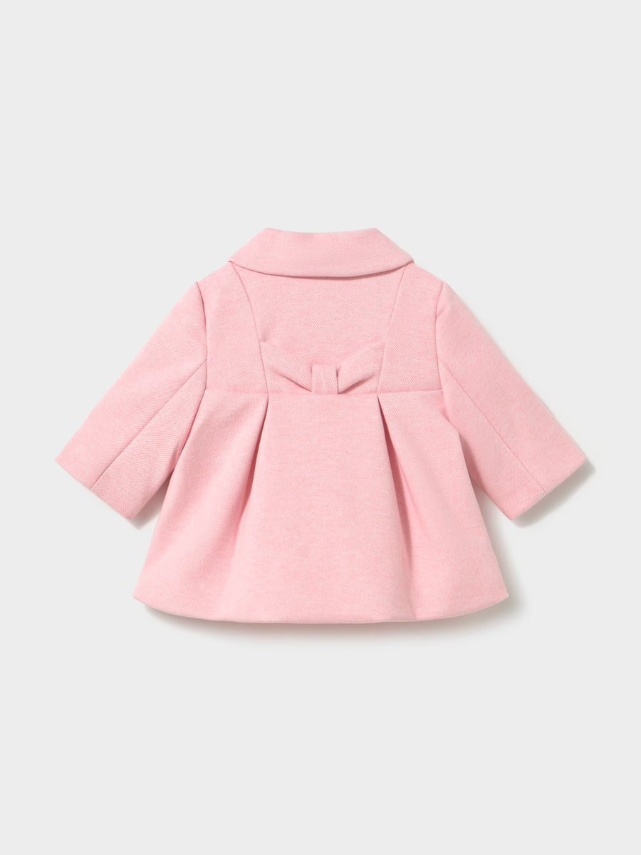 Casaco comprido bebé Rosa b vig (Rosa Bébé)  para Bebé Menina - Mayoral