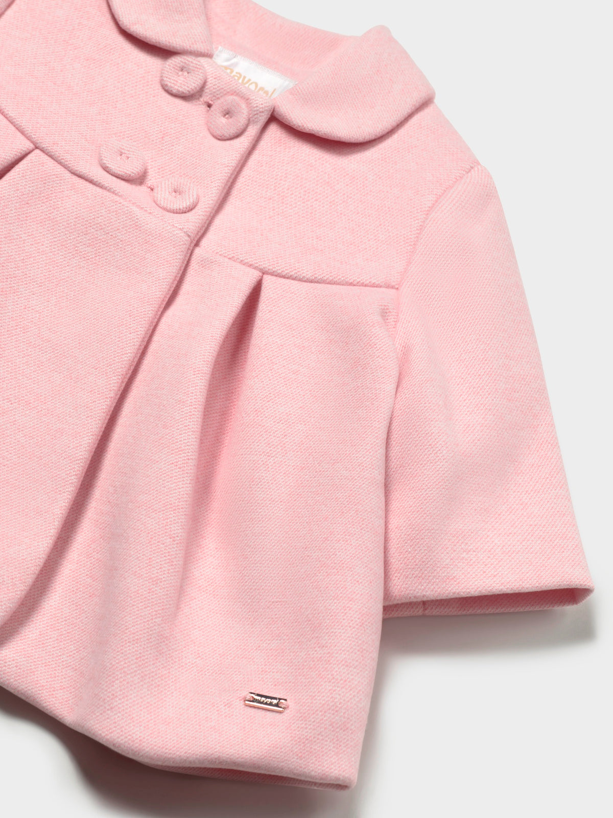 Casaco comprido bebé Rosa b vig (Rosa Bébé)  para Bebé Menina - Mayoral