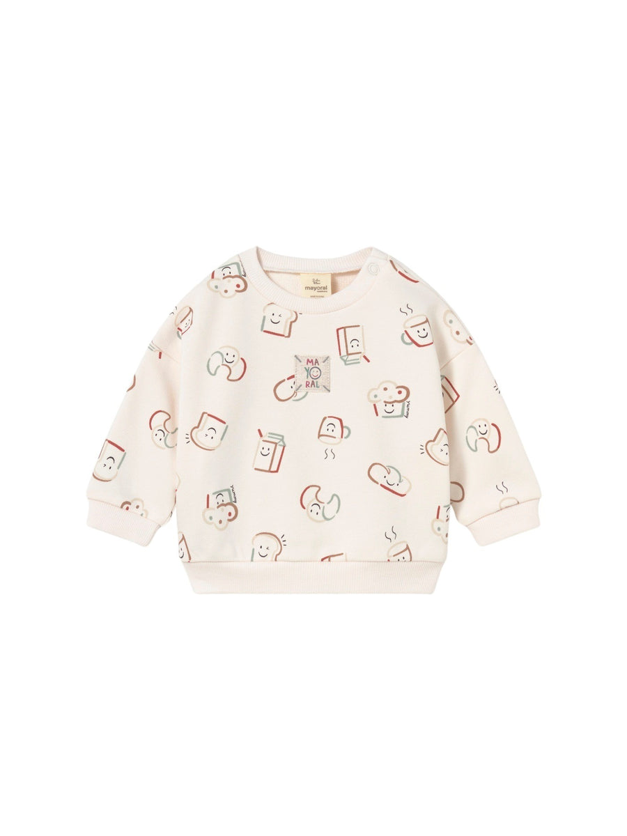 Sweat-shirt Talco (Branco)  para Bebé Menino - Mayoral