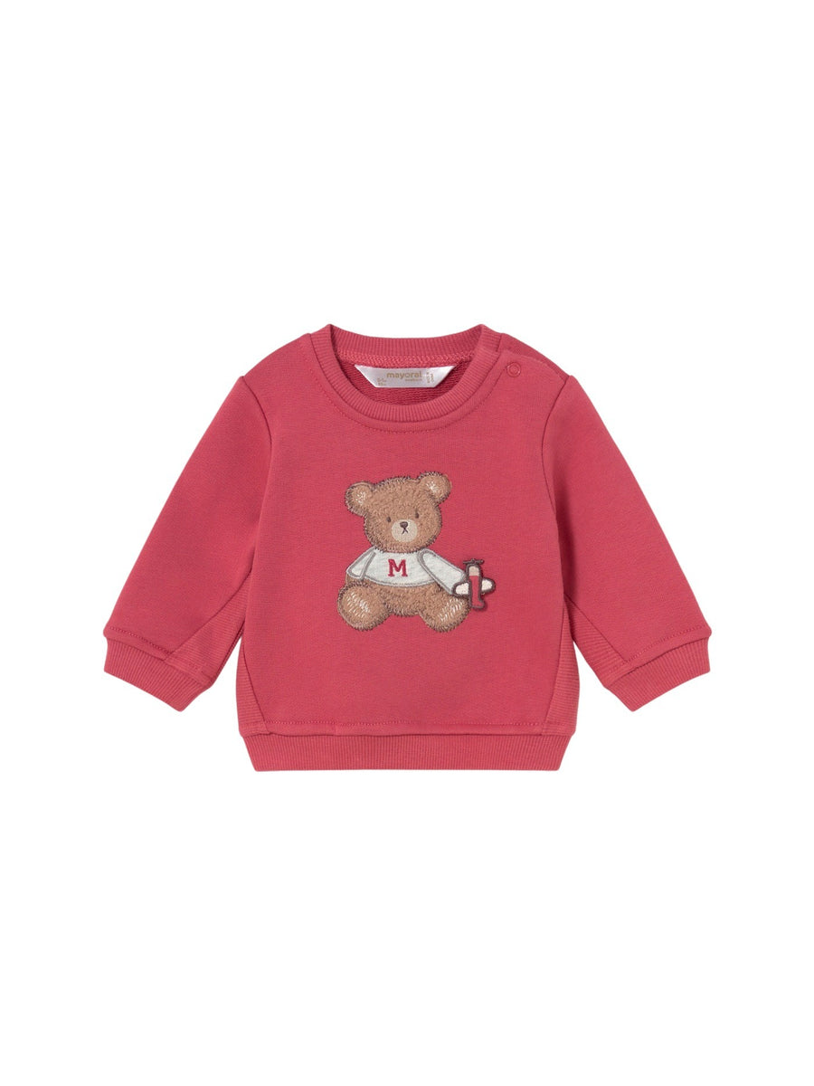 Sweat-shirt Ameixa (Vermelho Escuro)  para Bebé Menino - Mayoral