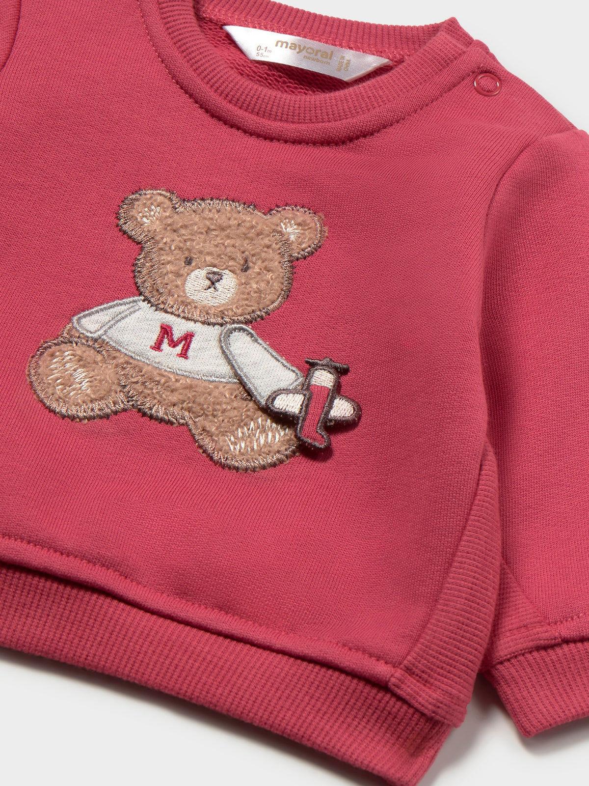 Sweat-shirt Ameixa (Vermelho Escuro)  para Bebé Menino - Mayoral